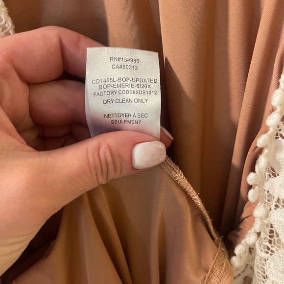 White Lace Backless For Love and Lemons Dress - Picture 9 of 11